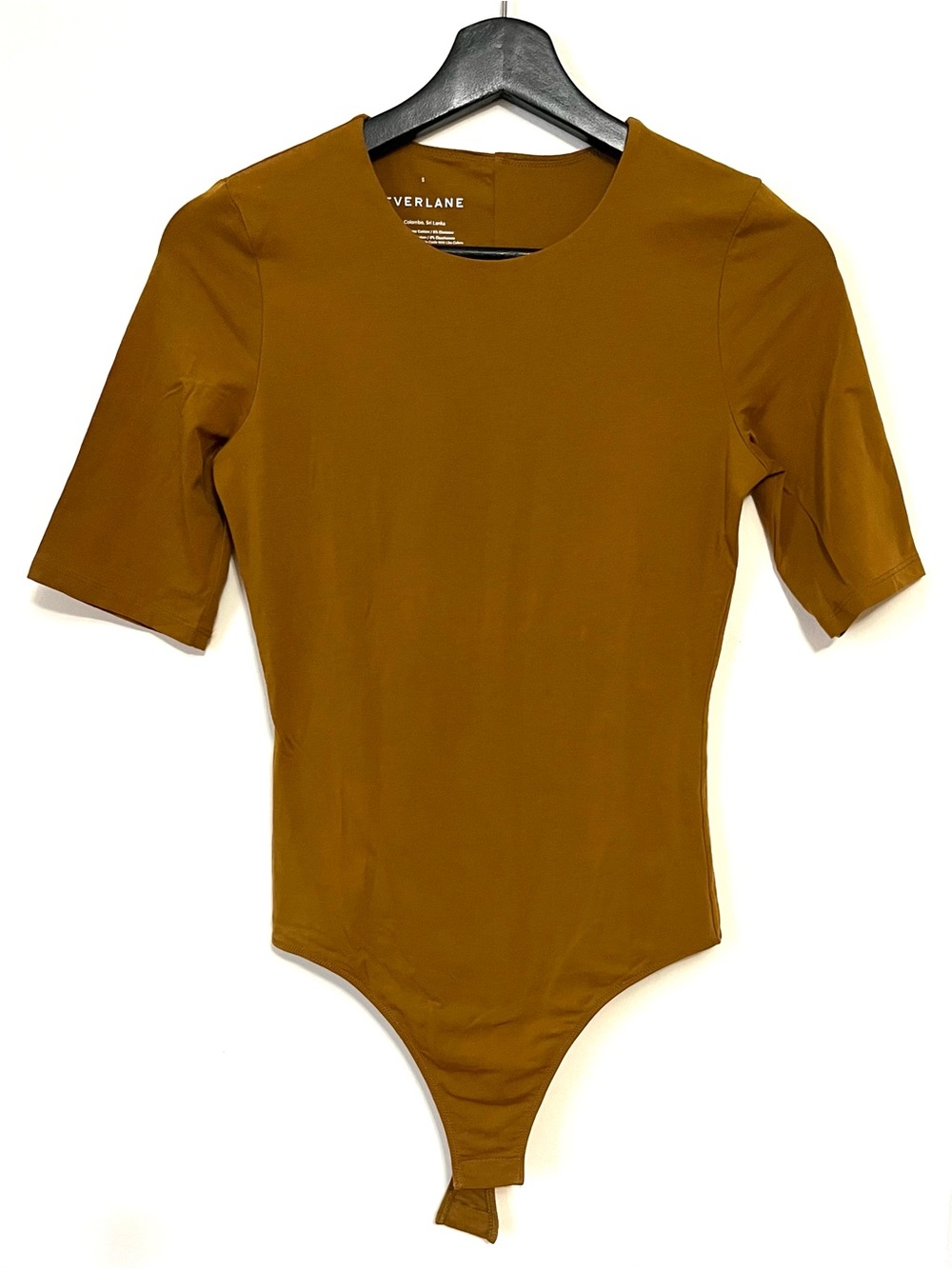 Everlane • S • Half Sleeve Crewneck Thong Bodysuit